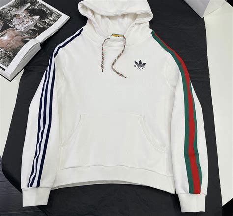 adidas x gucci sweater|Gucci x adidas Sweatshirt White .